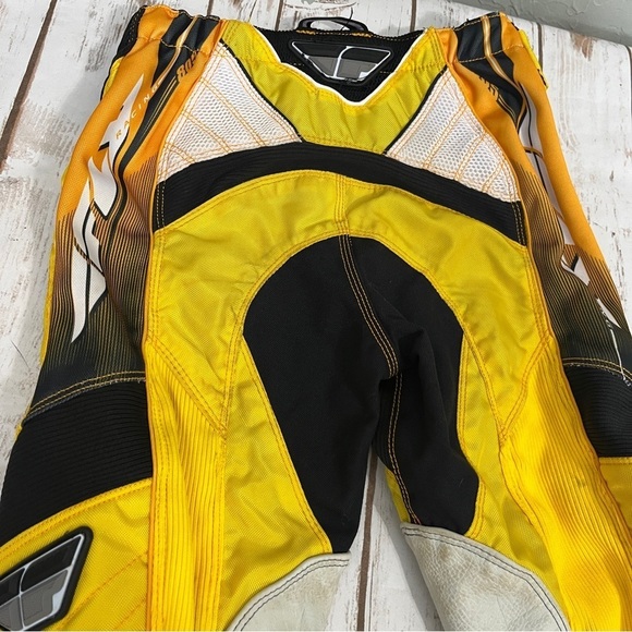 Fly Racing‎ Style 805 Pants Size 24 Yellow Black Dirtbike Motorcycle Riding - Picture 11 of 14